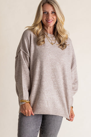 Drift Gracefully Round Neck Sweater