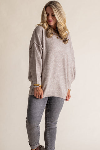 Drift Gracefully Round Neck Sweater