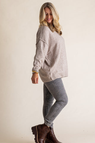 Drift Gracefully Round Neck Sweater