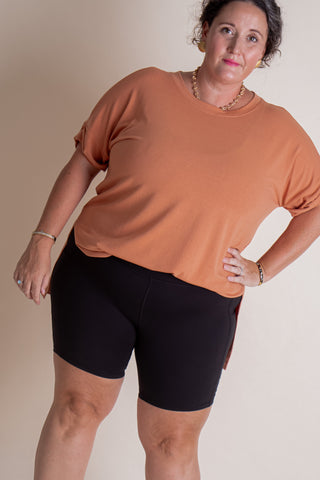 Feel So Good Biker Shorts - CURVY