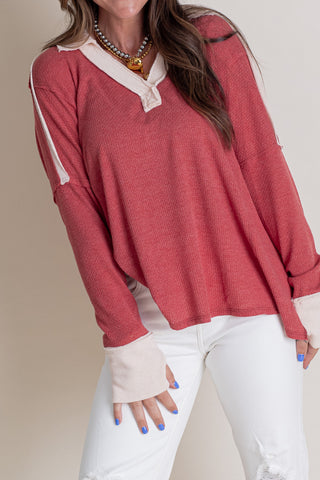 More To Love V Neck Top *Final Sale*