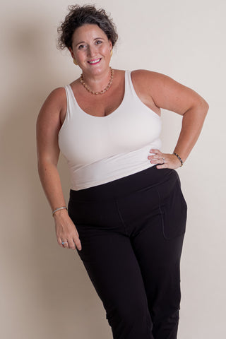 Feel So Good V Neck Yoga Top - CURVY *Final Sale*