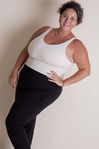 Feel So Good V Neck Yoga Top - CURVY *Final Sale*