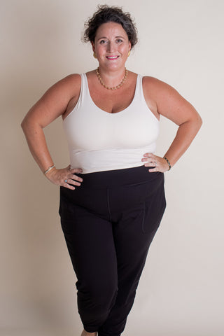 Feel So Good V Neck Yoga Top - CURVY *Final Sale*