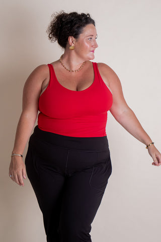 Feel So Good V Neck Yoga Top - CURVY *Final Sale*