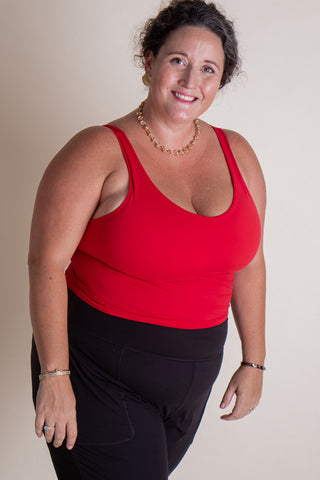 Feel So Good V Neck Yoga Top - CURVY *Final Sale*