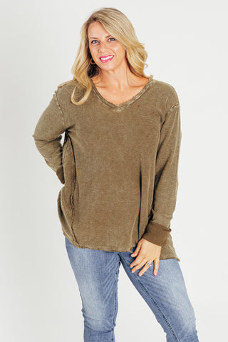 Every Little Thing V Neck Top *Final Sale*