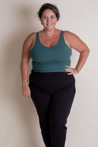 Feel So Good V Neck Yoga Top - CURVY *Final Sale*