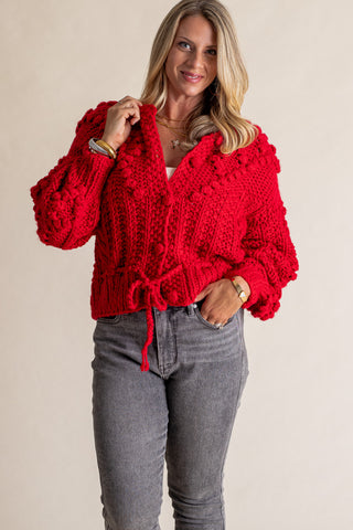 You'd Never Know Cable Knit Sweater Cardigan