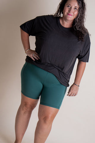 Feel So Good Biker Shorts - CURVY