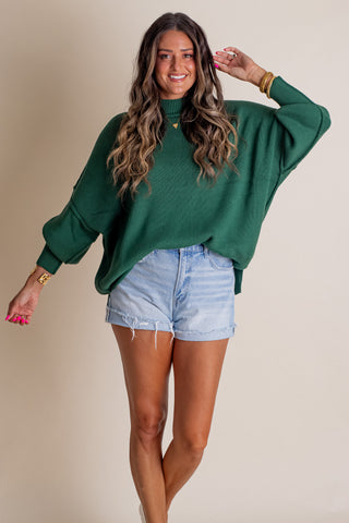 Slow Mornings Oversized Sweater