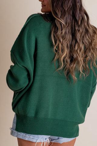 Slow Mornings Oversized Sweater