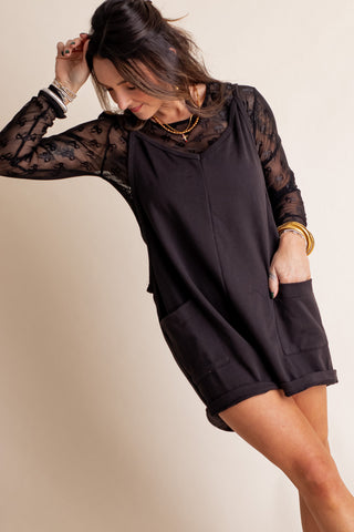 Simply Sweet V Neck Romper