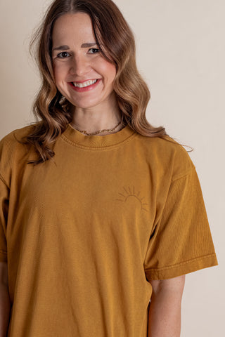 Be The Sunshine Mock Neck Tee *Final Sale*