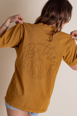 Be The Sunshine Mock Neck Tee *Final Sale*