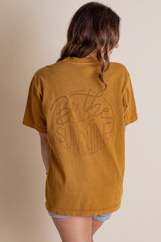 Be The Sunshine Mock Neck Tee *Final Sale*