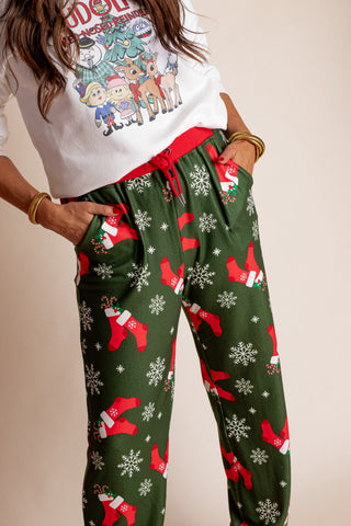 Christmas Stockings Pajama Pants