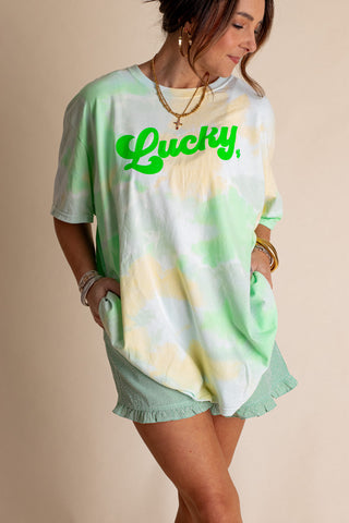 Lucky Tie Dye Tee