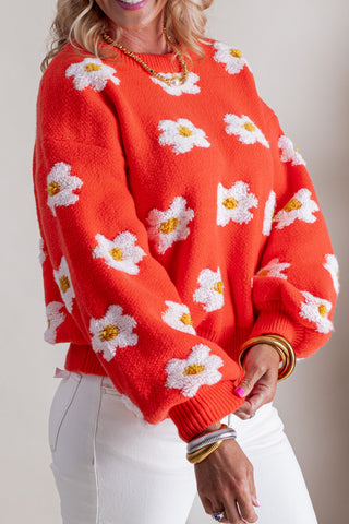 Dream Of Daisies Oversized Sweater