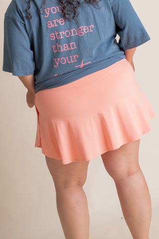 Feel So Good V Waist Skort - CURVY *Final Sale*