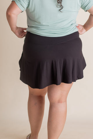 Feel So Good V Waist Skort - CURVY *Final Sale*