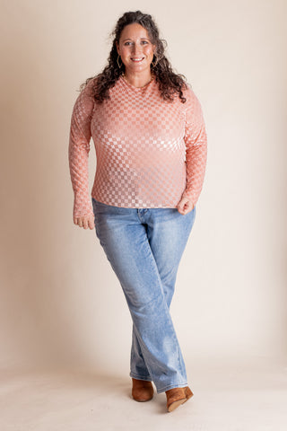 On The Run Mesh Top - CURVY