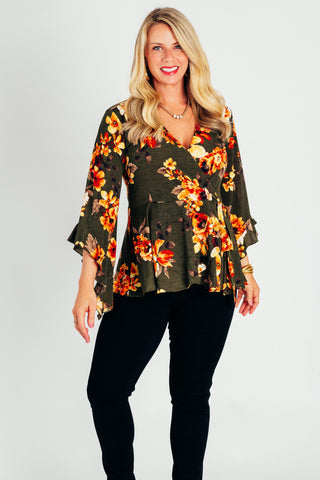 As Free As The Wind Ruffle Sleeve Top *Final Sale*