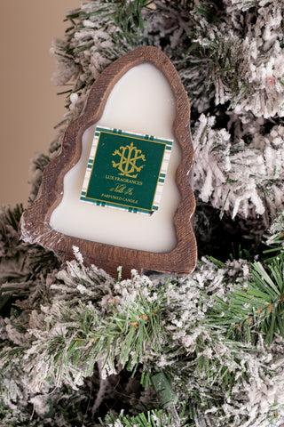 Lux Frangrance Wooden Tree Candle