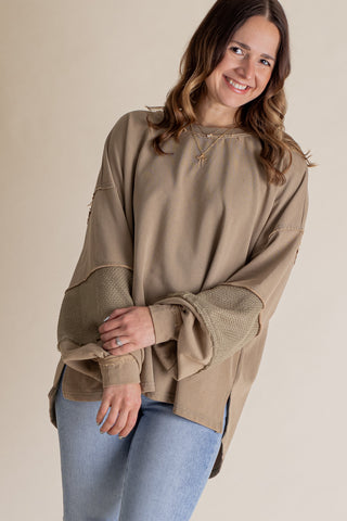 Private Smiles Round Neck Top