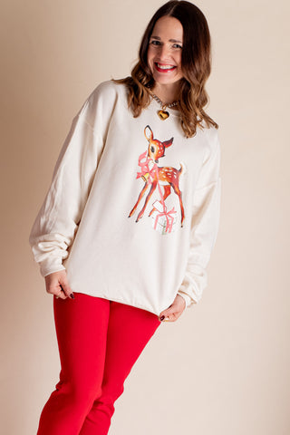 Christmas Deer Sweatshirt