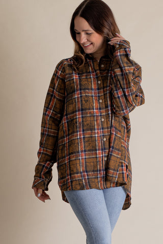 Raise The Standard Button Down Flannel *Final Sale*