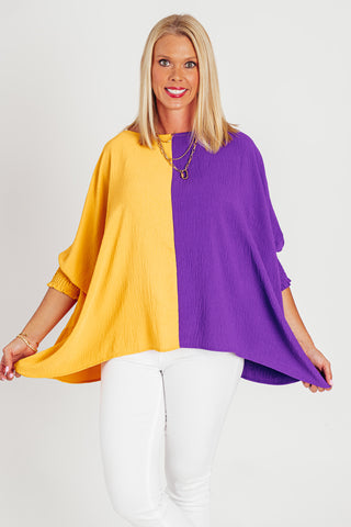 Change In Pace Color Block Top *Final Sale*