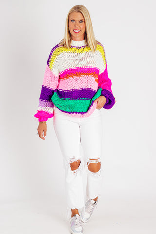 All In A Day Knitted Sweater *Final Sale*
