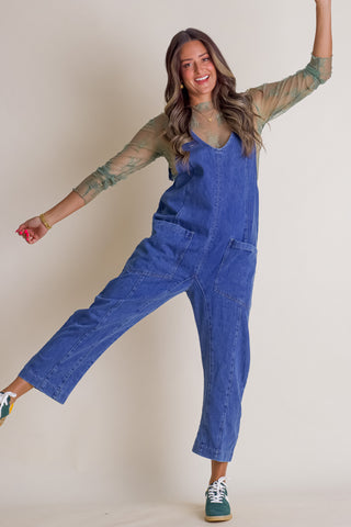 Daily Reminder Denim Jumpsuit *Final Sale*