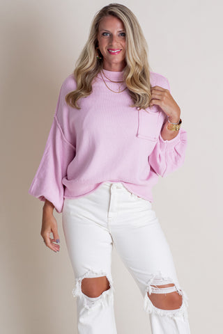 Never Let You Go Mock Neck Sweater