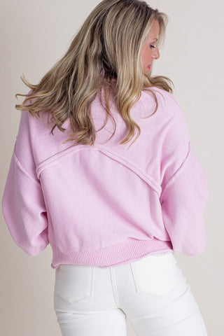 Never Let You Go Mock Neck Sweater *Final Sale*