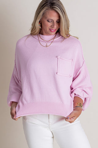 Never Let You Go Mock Neck Sweater *Final Sale*