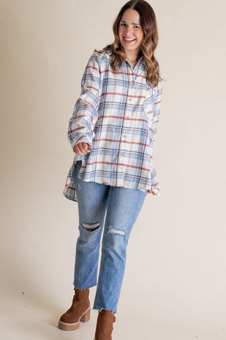 Gift with Grace Button Down Flannel