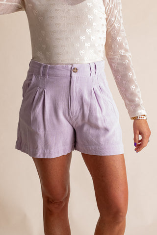 Sweetest Emotion Linen Shorts