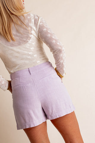 Sweetest Emotion Linen Shorts