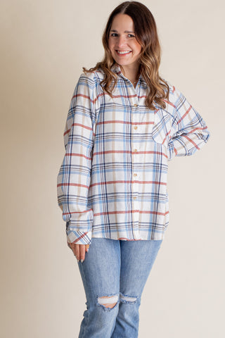 Gift with Grace Button Down Flannel