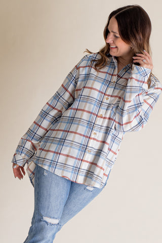 Gift with Grace Button Down Flannel