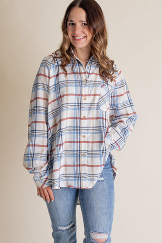 Gift with Grace Button Down Flannel