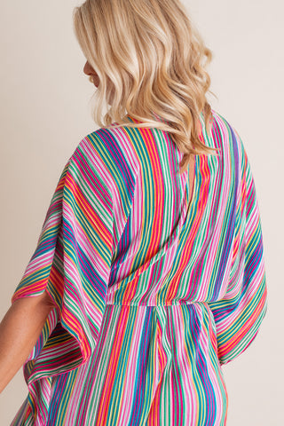 Turning Point In Tuscan Striped Romper *Final Sale*