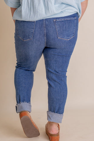 Tate High Rise Crossover Skinnies - CURVY