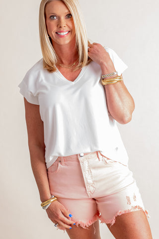 Down By The Shore V Neck Top