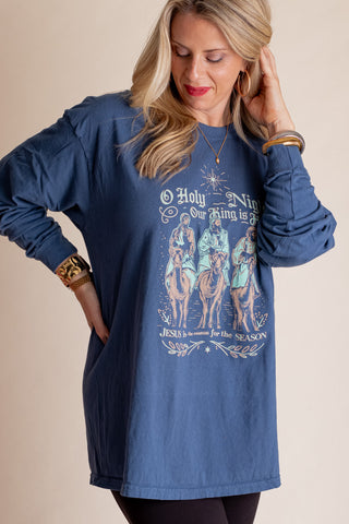 O Holy Night Long Sleeve Tee