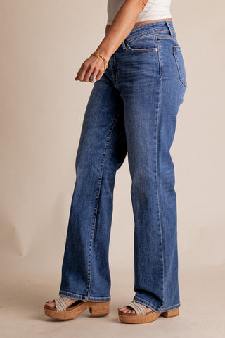 Baylor High Rise Straight Leg Jeans