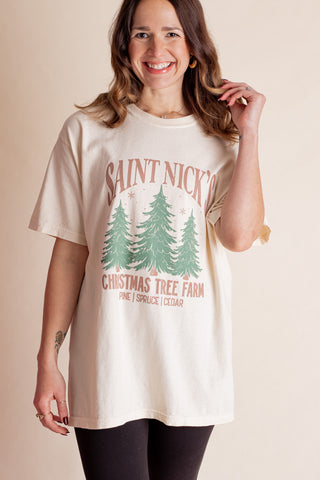 Saint Nick's Christmas Tree Farm Tee