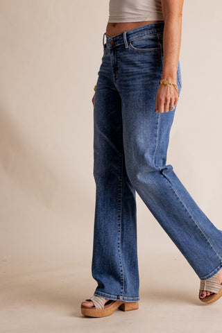 Baylor High Rise Straight Leg Jeans